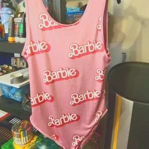 Barbie women's one piece bathing suit